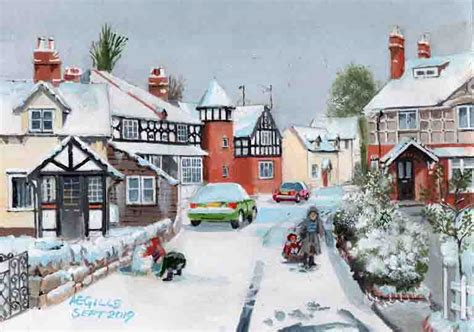 Church Lane Stevenage Arthur Gills Paintings