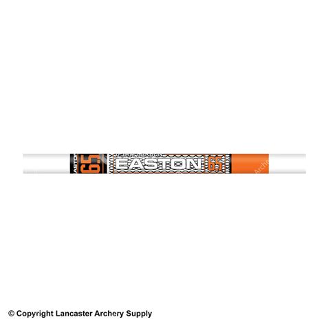 Easton 65mm Whiteout Carbon Arrow Shafts Lancaster Archery Supply