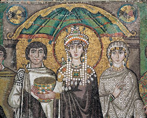 Empress Theodora San Vitale Mosaic In Ravenna