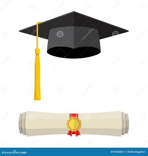 Rolled Diploma Concept Vector Linear Icon Isolated On Transparent