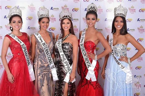 Sashes And Tiaras Binibining Pilipinas Miss Universe Philippines 2015 Pia Wurtzbach Gowns