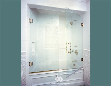 If you're looking for frameless shower doors in virginia, the experts at truly frameless are here to help. Bathtub Glass Doors - American Frameless 1-800-606-1776