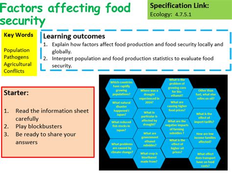 It is intended to provide an cadmium is most often accumulated from occupational exposure or smoking and is known to affect the respiratory system. New AQA GCSE Biology Factors Affecting Food Security ...