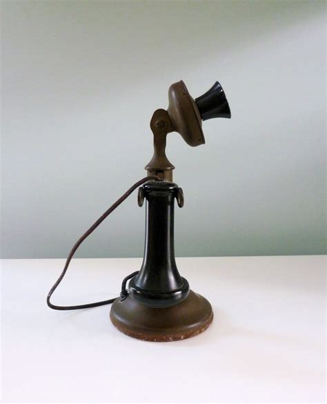 Antique Candlestick Phone 1900s Telephone Western Electric Etsy
