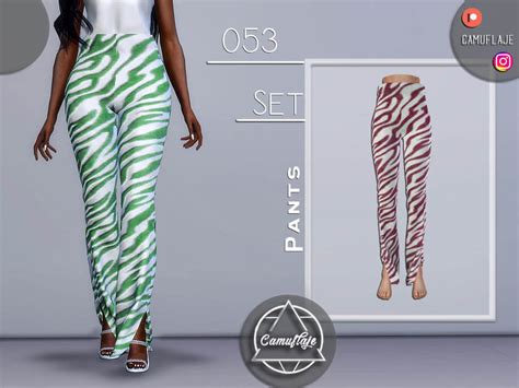 The Sims 4 Set 053 Pants By Camuflaje At Tsr The Sims Book