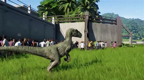 Raptor Vs 200 Humans Jurassic World Evolution Part 27 Youtube