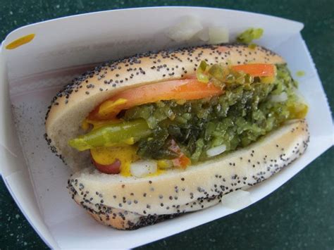 Review Sonic Chicago Dog Brand Eating