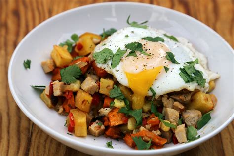 Thanksgiving Leftovers Morning After Turkey Breakfast Hash With Sweet