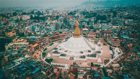 Stupa Bodhnath Kathmandu Nepal October 12 2018 Editorial Photo