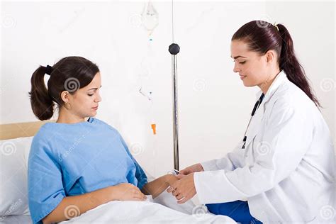 Doctor Helping Patient Stock Image Image Of Help Bedding 8106745