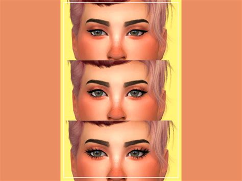 The Sims Resource Lacey Eyeliner Peachyfaerie