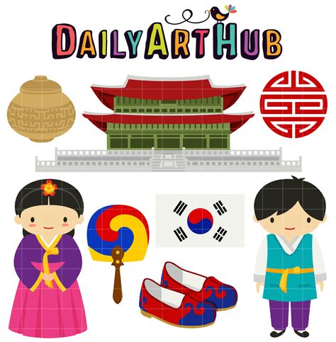 Traditional Korea Clip Art Set Daily Art Hub Free Clip Art Everyday