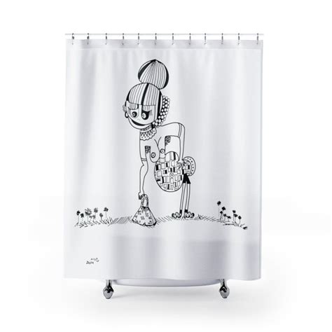 Select same day delivery or drive up for easy contactless purchases. Black and White Hand Drawn,Shower Curtain, Funky Bathroom ...