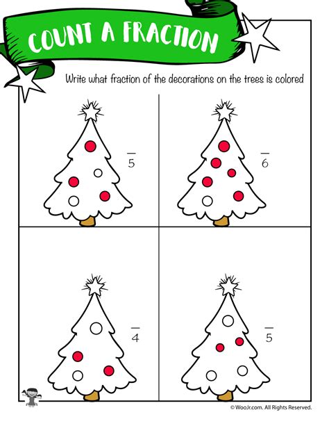 Christmas Tree Math Worksheets