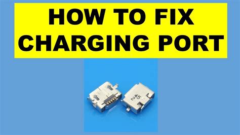 How To Repair Charging Port Youtube