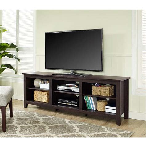 The versatile and functional manhattan comfort sylvan tv stand blends wonderfully with your décor. Walker Edison Essentials 70 inch TV Stand Espresso W70CSPES