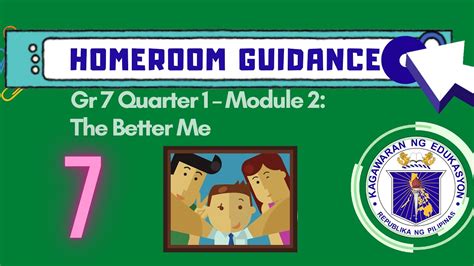 Homeroom Guidance Program Grade 7 Quarter 1 Module 2 Youtube