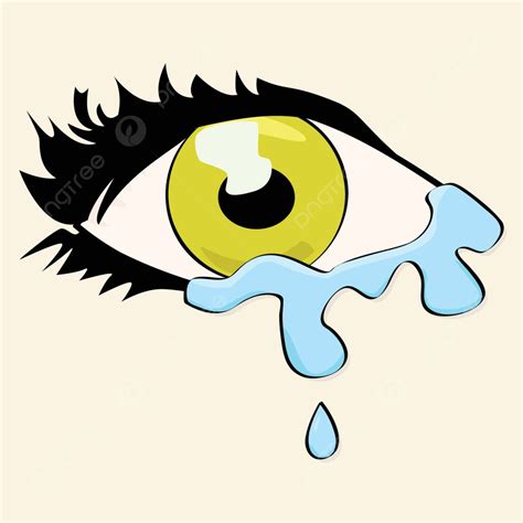 漫画の目泣いている描画女性グラフィック ベクターイラスト画像とpngフリー素材透過の無料ダウンロード Pngtree