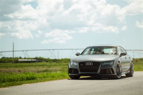 Probably the firts rs7 in sweden! Matte Gray Audi RS7 - ADV5.0 Track Spec CS Series Wheels