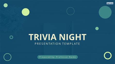Free Trivia Night Powerpoint Template Templates Printable Download