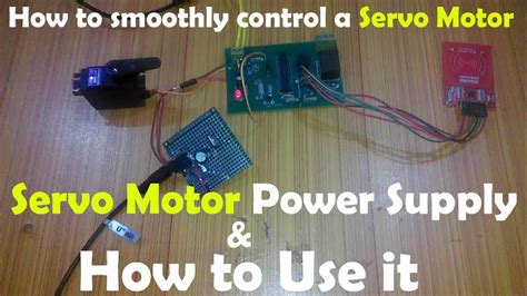 Arduino Servo Motor Control Tutorial 1 Power Supply To Achieve Smooth