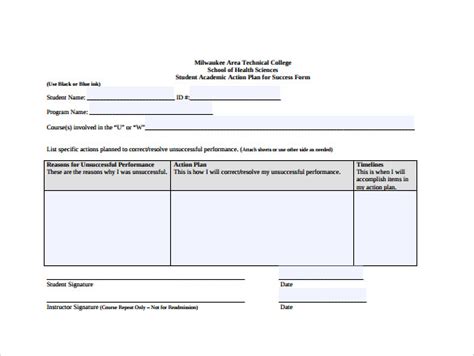 Free 8 Sample School Action Plan Templates In Ms Word Pdf