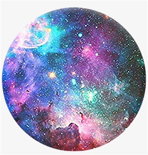 Galaxy Circle Moon Space Rainbow Aesthetic Tumblr Stars Cool