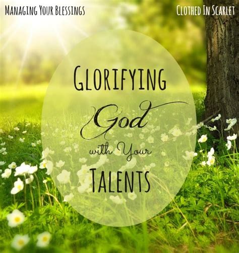 For the gifts and the calling of god are irrevocable. glorifying-god-talents | God, Life hurts, Spiritual gifts
