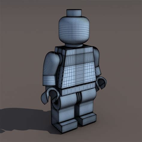 Lego Man 3d Model Max Obj 3ds Fbx Lwo Lw Lws Hrc Xsi