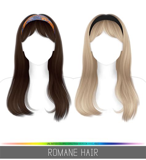 Romane Hair Simpliciaty Sims 4 Hairs