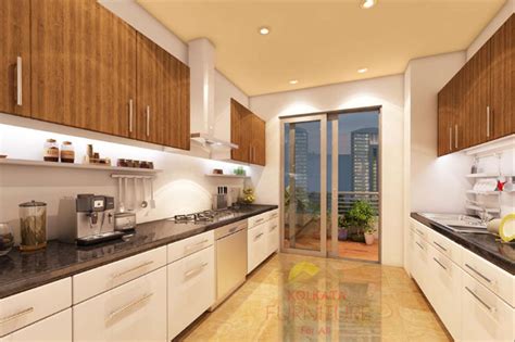 Smooth's parallel kitchen with this plan are little and productive, containing. Parallel Modular Kitchen Cabinet Design Price Ideas Kolkata