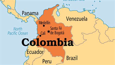 Columbia World Map