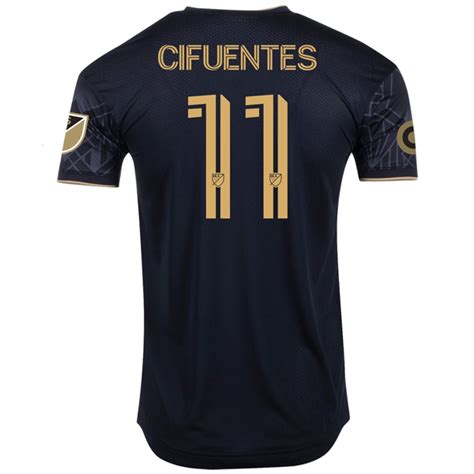 Adidas Lafc Authentic Jose Cifuentes Home Jersey W Mls Target Patch