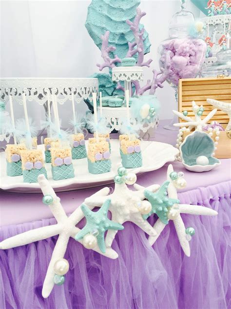 Mermaids Birthday Party Ideas Photo 2 Of 16 Catch My Party