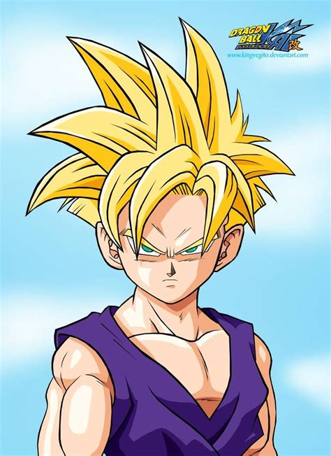 Gohan Ssj Finished By Kingvegito On Deviantart Desenhos De Anime