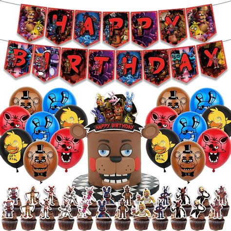 Fnaf Birthday Party Supplies Fnaf Party Decorations For