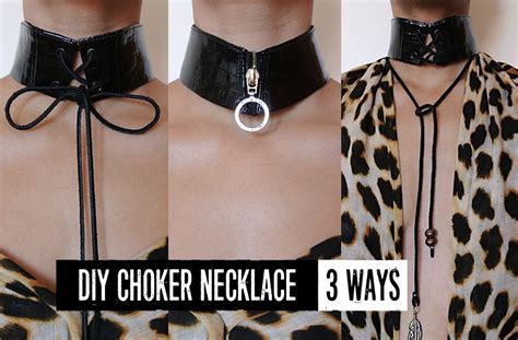 Diy Choker 3 Ways To Wear Paper Michey