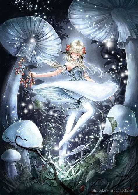 Fairy Mushrooms Manga Artist Anime Fairy Art