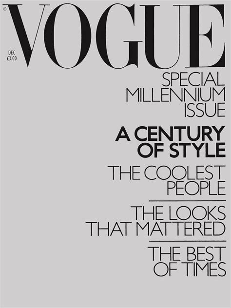 British Vogue 19992002 Fonts In Use