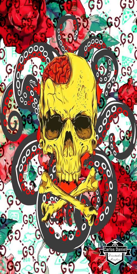 Calavera Gucci Trendy Wallpaper Phone Wallpaper Wallpaper