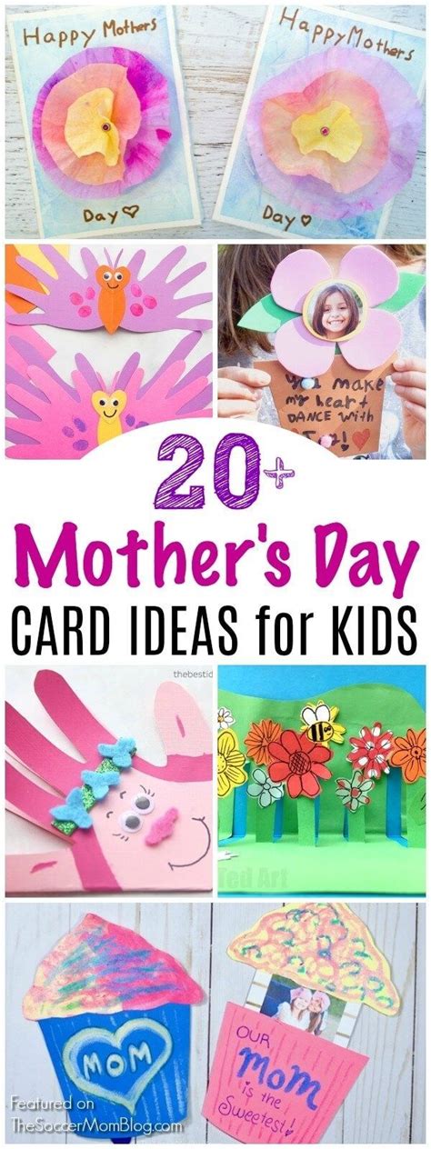 Most of these mothers day card ideas are not elaborate and even younger kids can make it. 23 Homemade Mothers Day Cards for Kids to Make | Mothers ...