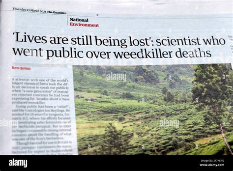 "Lives are still being lost: scientist who went public over weedkiller