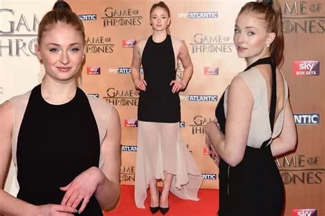 Game Of Thrones Sophie Turner Stuns In Sheer Backless Dress For Show