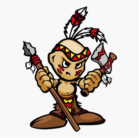 Clip Art Cartoon Warrior Angry Native American Illustration Free