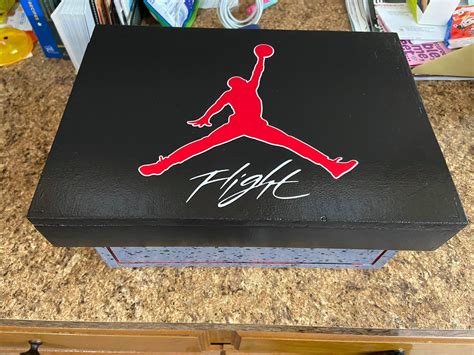 Jordan 4 Sneakerbox Jewelrygadget Box Etsy