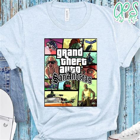 Grand Theft Auto San Andreas Shirt Custompartyshirts Studio
