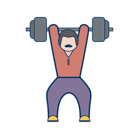 Weightlifting Icon Vector Illustration 423318 Vector Art At Vecteezy