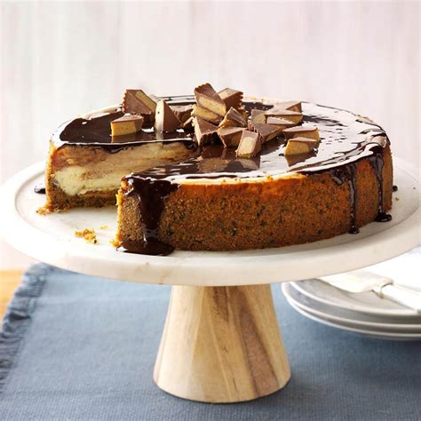 I looked all over for a cheesecake recipe for this size pan. Peanut Butter Cup Cheesecake Recipe | Taste of Home