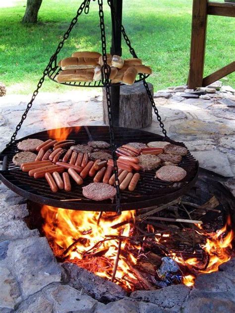 Backyard barbecue pit is one of the pictures contained in the category of. DIY Cooking Grills And Pits For Outdoor Dining Spaces