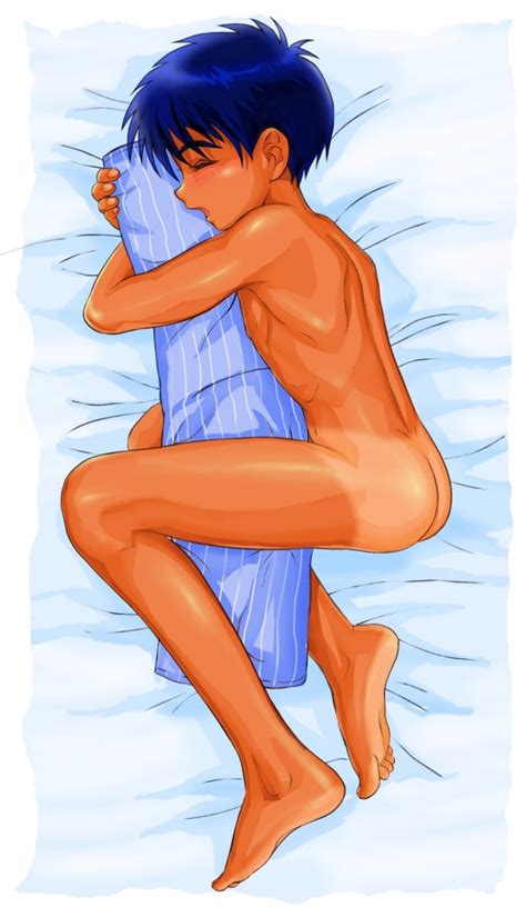 Takenokoya Boy Ass Bed Blush Body Pillow Male Focus Nude Open